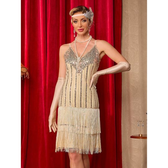 Women's Flapper Dresses 1920s,great Gatsby Dresses Sequin Fringe Cocktail😎  is available for purchase on au PAY Market - Imported Goods Online Store  Co.Ltd. | au PAY Market